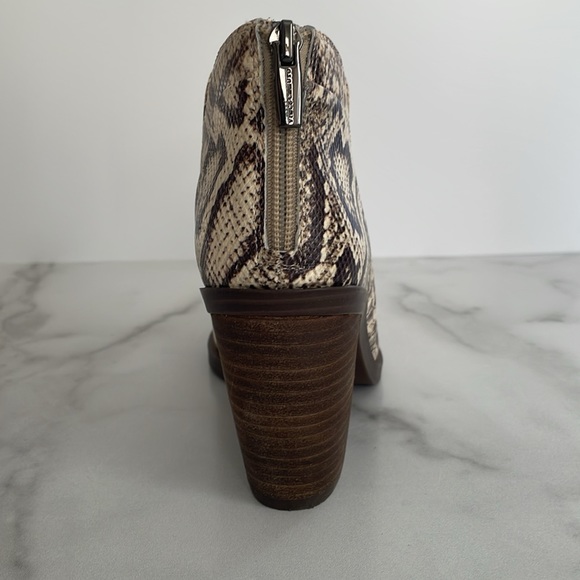 Vince Camuto Gradina Snakeskin Booties - Picture 3 of 4
